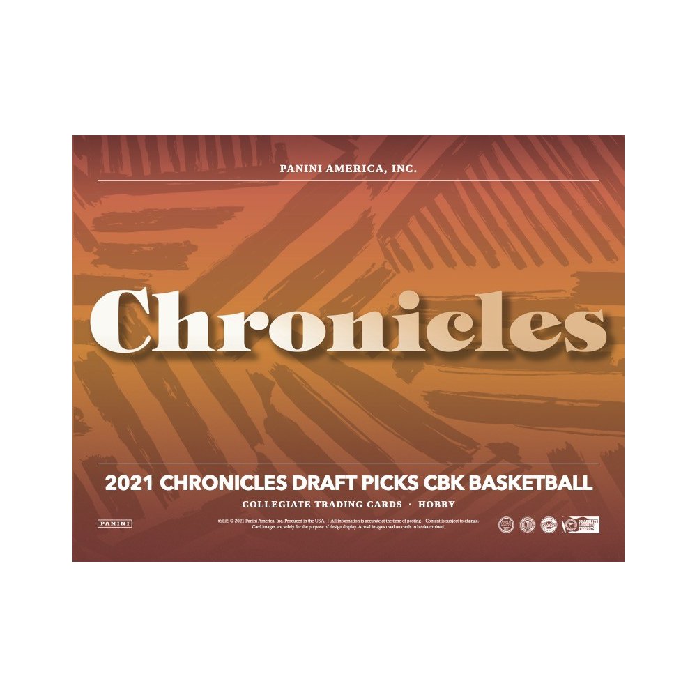 2021-22 Panini Chronicles Draft Picks Collegiate Basketball Hobby Case